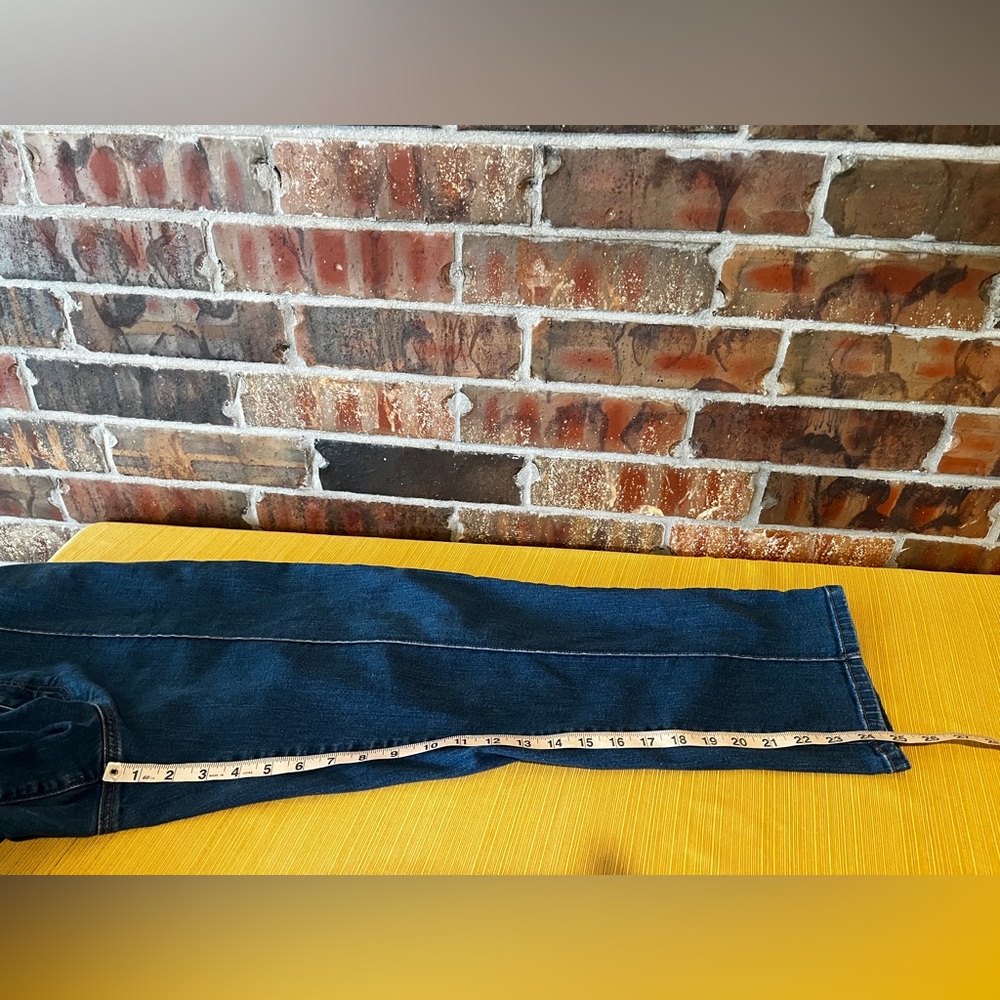 Loft Outlet Light Wash Denim Jeans Original Straight Crop Women’s Size:16 - Picture 7 of 8